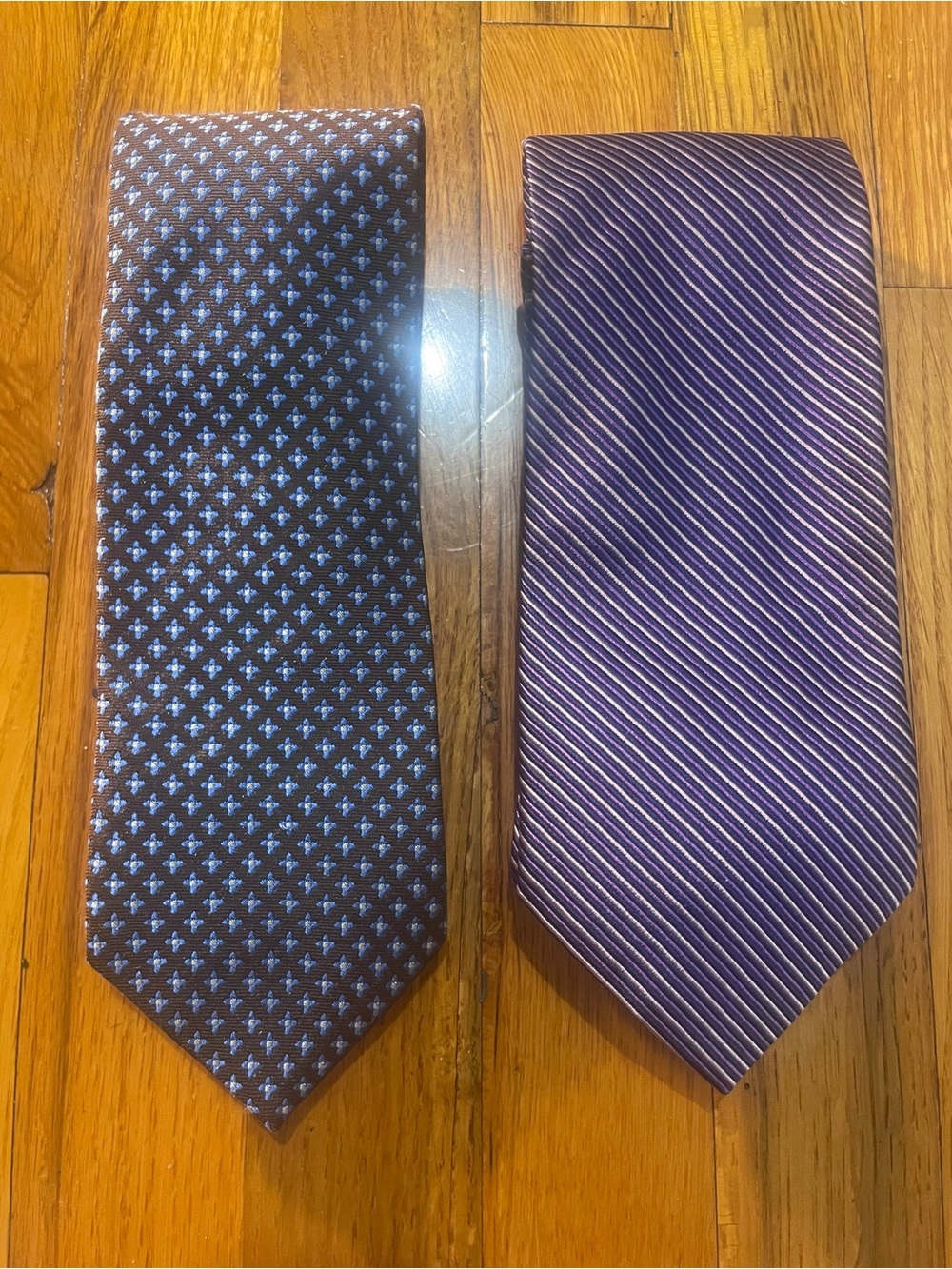 $236 2 Brooks Brothers Embroidered 100% Italian Silk Ties
